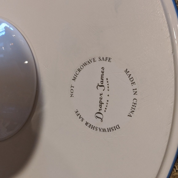 2018 Draper James Reese Witherspoon Brunch Lil Slice Of Heaven Cake Plate Stand - Picture 3 of 5